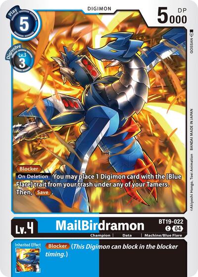 MailBirdramon (Release Special Booster 2.5) Light Play