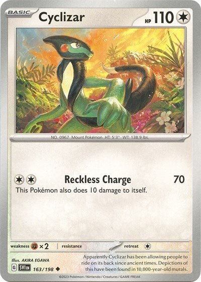 Cyclizar - 163 (Scarlet and Violet: Base Set) Near Mint - Nick Nack's Full Frontal Attack