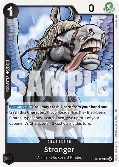 Stronger (Reprint) (Starter Deck 27: BLACK Marshall.D.Teach) Near Mint - Nick Nack's Full Frontal Attack