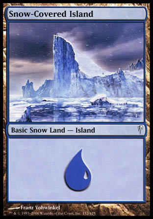 Snow-Covered Island (Coldsnap) Near Mint - Nick Nack's Full Frontal Attack