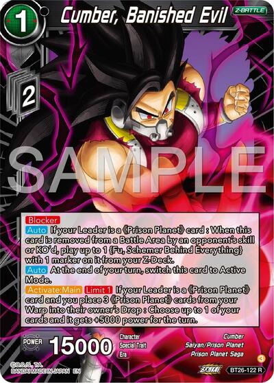 Cumber, Banished Evil (Ultimate Advent) Near Mint Foil