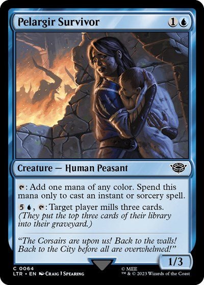 Pelargir Survivor (Universes Beyond: The Lord of the Rings: Tales of Middle-earth) Near Mint - Nick Nack's Full Frontal Attack