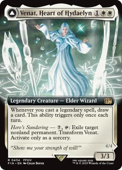 Venat, Heart of Hydaelyn (Extended Art) (Universes Beyond: FINAL FANTASY) Near Mint - Nick Nack's Full Frontal Attack