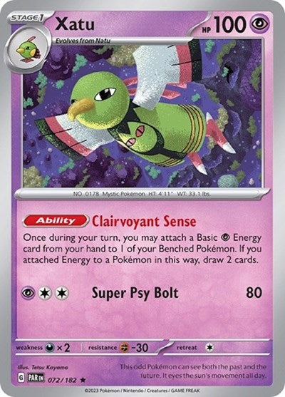 Xatu - 072/182 (Non-Holo) (Deck Exclusives) Near Mint