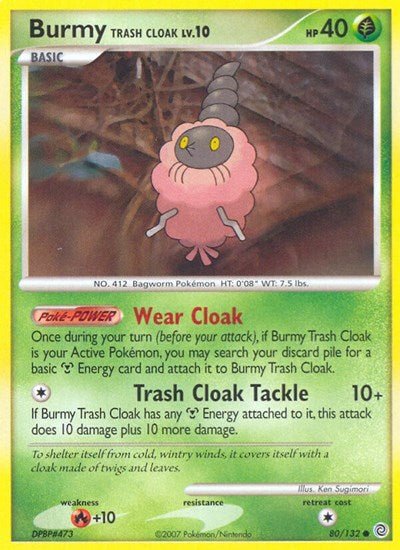 Burmy Trash Cloak (Secret Wonders) Light Play - Nick Nack's Full Frontal Attack