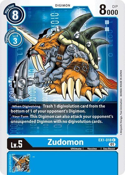 Zudomon (Classic Collection) Near Mint - Nick Nack's Full Frontal Attack