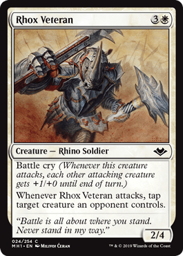 Rhox Veteran (Modern Horizons) Near Mint - Nick Nack's Full Frontal Attack