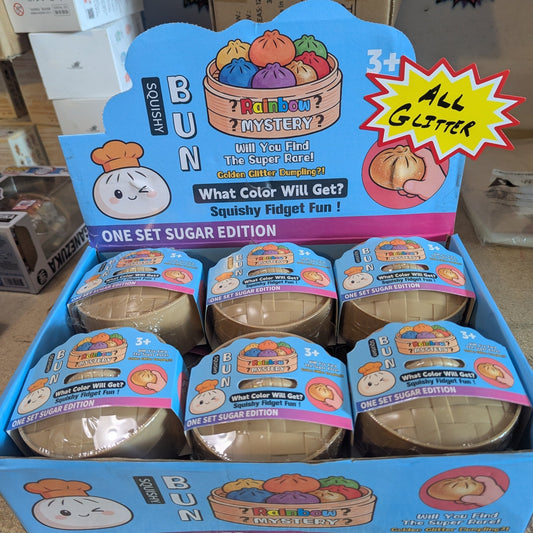 (All Glitter) Squishy Bun Mystery Dumplings - Nick Nack's Full Frontal Attack