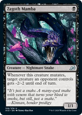 Zagoth Mamba (Ikoria: Lair of Behemoths) Near Mint - Nick Nack's Full Frontal Attack