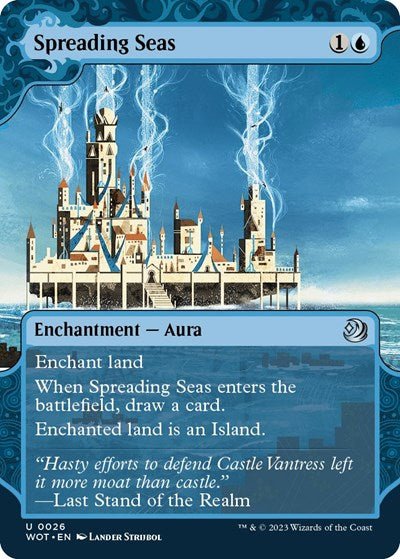 Spreading Seas (Wilds of Eldraine: Enchanting Tales) Near Mint - Nick Nack's Full Frontal Attack