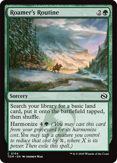 Roamer's Routine (Tarkir: Dragonstorm) Near Mint - Nick Nack's Full Frontal Attack