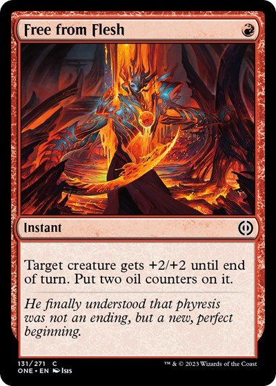 Free from Flesh (Phyrexia: All Will Be One) Near Mint - Nick Nack's Full Frontal Attack