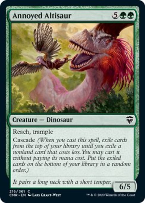 Annoyed Altisaur (Commander Legends) Near Mint - Nick Nack's Full Frontal Attack