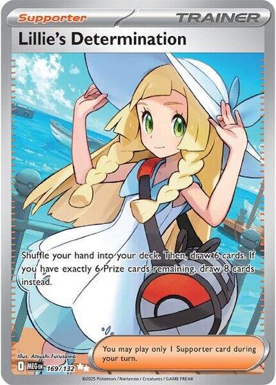 Lillie's Determination - 169 (ME01: Mega Evolution) Near Mint Holofoil