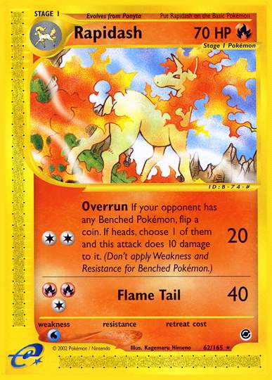 Rapidash (Expedition) Light Play