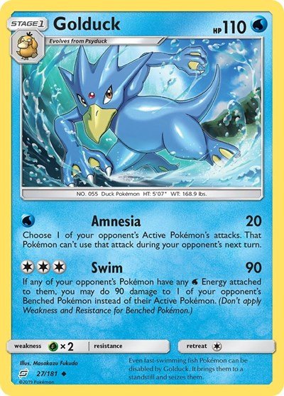 Golduck (SM - Team Up) Near Mint - Nick Nack's Full Frontal Attack