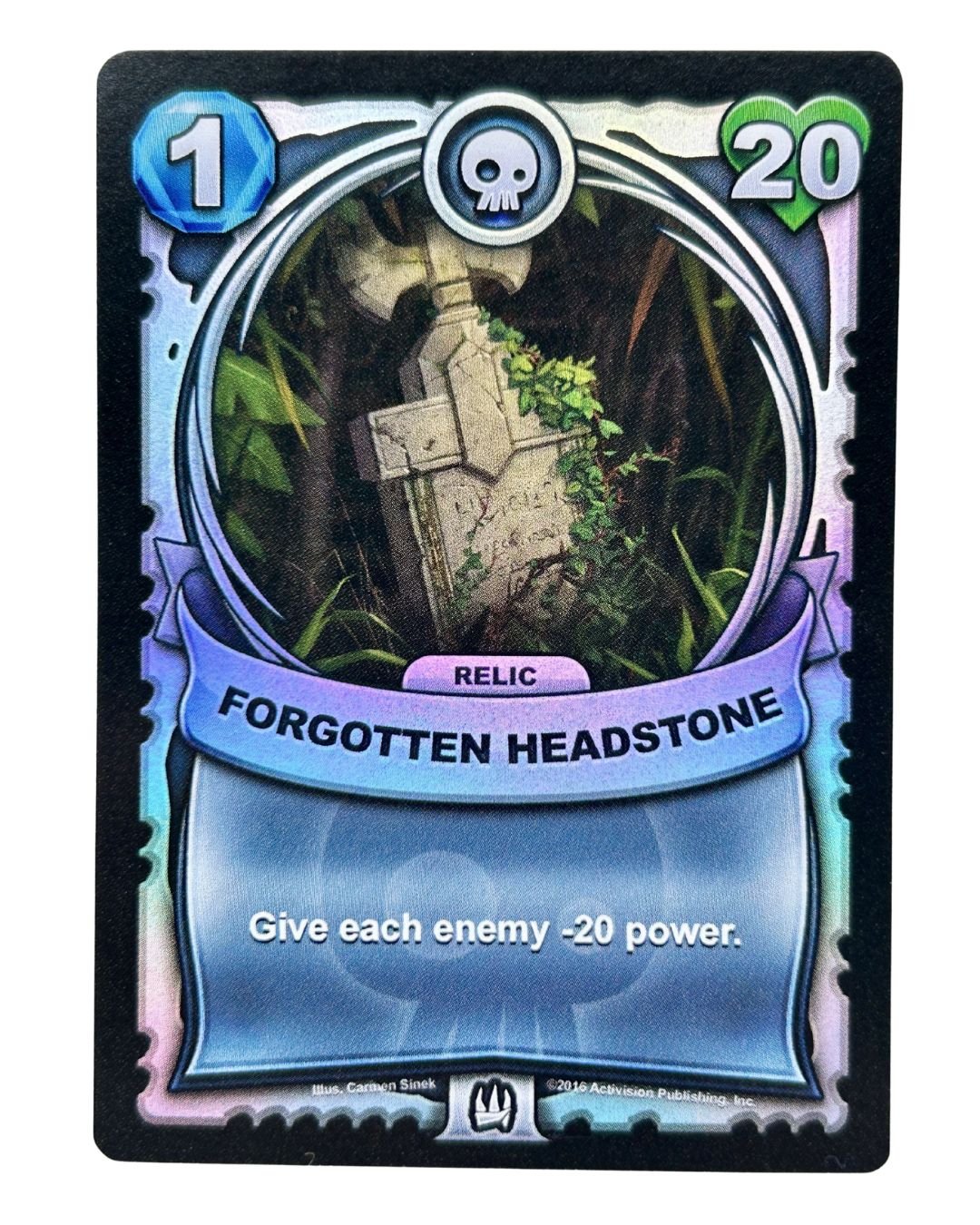 Forgotten Headstone (Battlecast) (Silver Foil) - Nick Nack's Full Frontal Attack