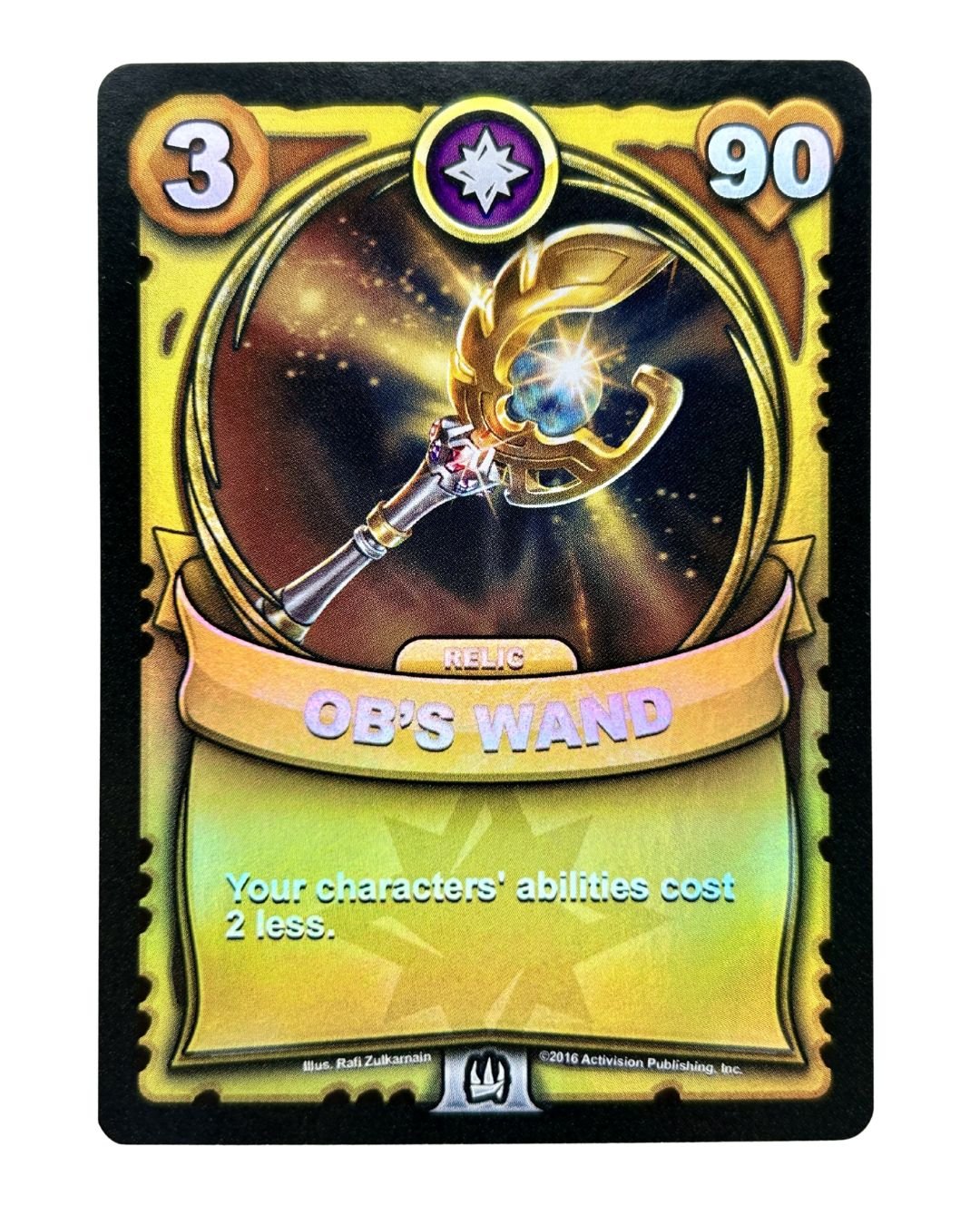 Ob's Wand (Battlecast) (Gold Foil) - Nick Nack's Full Frontal Attack