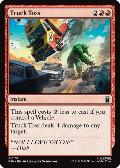 Truck Toss (Marvel Super Heroes) Near Mint - Nick Nack's Full Frontal Attack