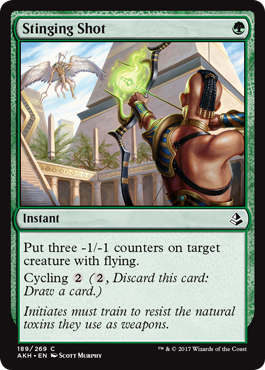 Stinging Shot (Amonkhet) Near Mint - Nick Nack's Full Frontal Attack