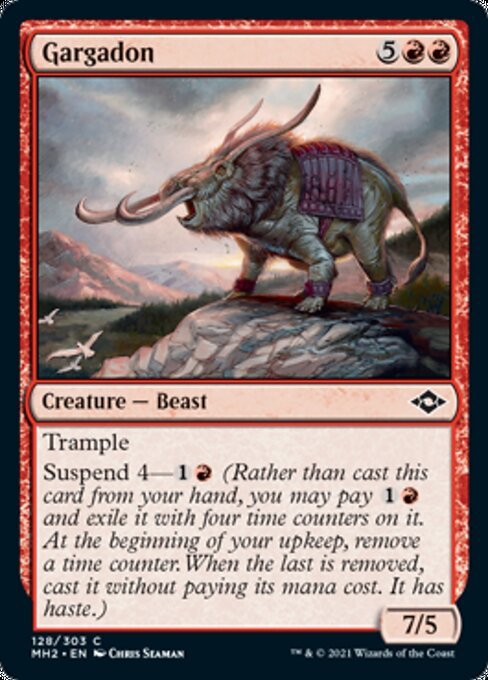 Gargadon (Modern Horizons 2) Light Play Foil - Nick Nack's Full Frontal Attack