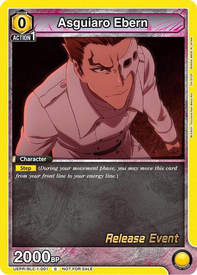 Asguiaro Ebern (BLEACH: Thousand-Year Blood War Release Event Cards) Near Mint - Nick Nack's Full Frontal Attack