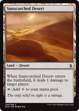 Sunscorched Desert (Amonkhet) Near Mint - Nick Nack's Full Frontal Attack