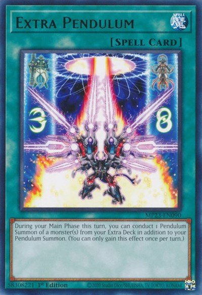 Extra Pendulum (25th Anniversary Tin: Dueling Heroes Mega Pack) Light Play 1st Edition - Nick Nack's Full Frontal Attack