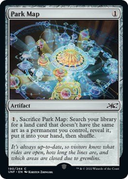 Park Map (Unfinity) Near Mint - Nick Nack's Full Frontal Attack