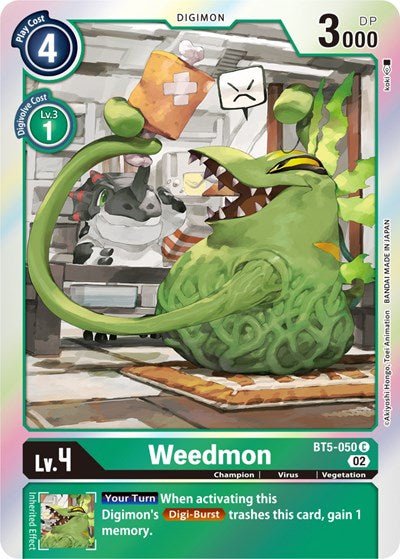 Weedmon (Resurgence Booster Reprint) (Resurgence Booster) Near Mint Foil - Nick Nack's Full Frontal Attack