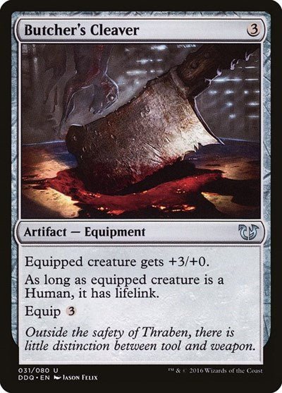 Butcher's Cleaver (Duel Decks: Blessed vs Cursed) Near Mint - Nick Nack's Full Frontal Attack