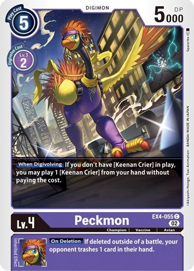 Peckmon (Alternative Being Booster) Near Mint - Nick Nack's Full Frontal Attack