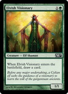 Elvish Visionary (Magic 2010 Core Set) Near Mint - Nick Nack's Full Frontal Attack