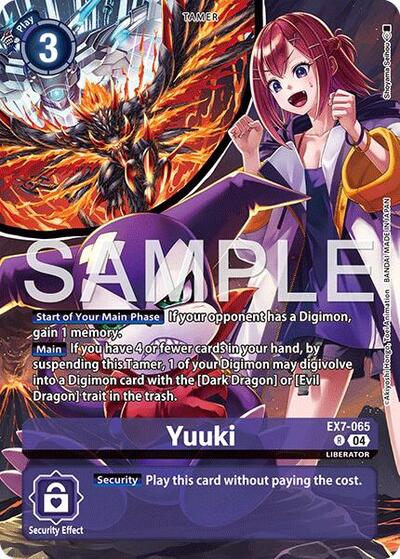 Yuuki (Digimon Liberator Debuggers Set) (Digimon LIBERATOR) Near Mint Foil