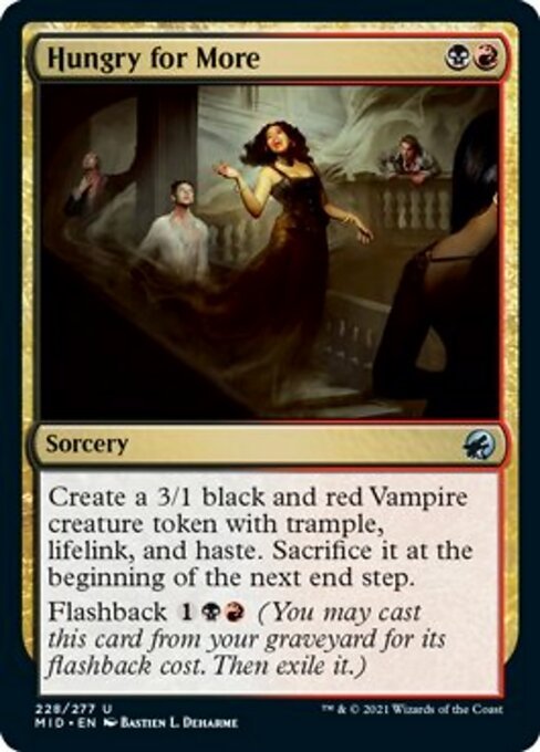 Hungry for More (Innistrad: Midnight Hunt) Near Mint - Nick Nack's Full Frontal Attack