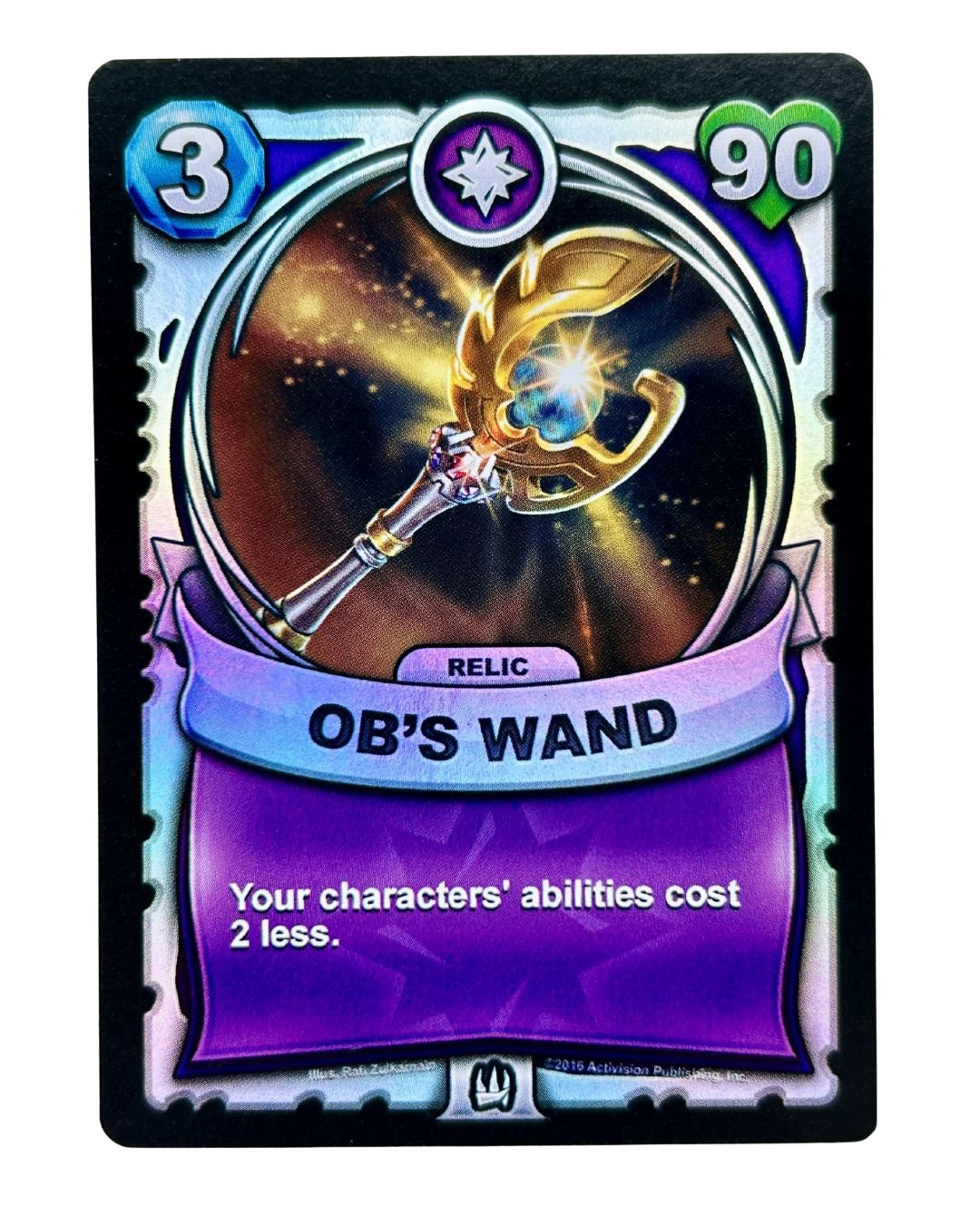 Ob's Wand (Battlecast) (Silver Foil) - Nick Nack's Full Frontal Attack