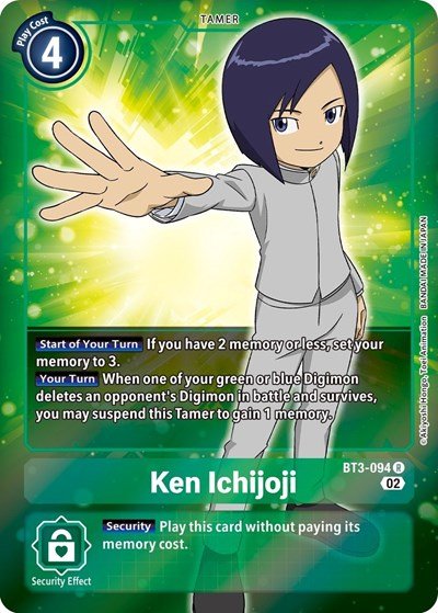Ken Ichijoji (Alternate Art) (Starter Deck 13: Ragnaloardmon) Near Mint Foil - Nick Nack's Full Frontal Attack