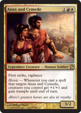 Anax and Cymede (Theros) Near Mint - Nick Nack's Full Frontal Attack