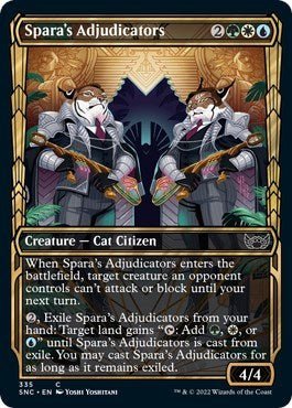 Spara's Adjudicators (Showcase) (Streets of New Capenna) Near Mint - Nick Nack's Full Frontal Attack