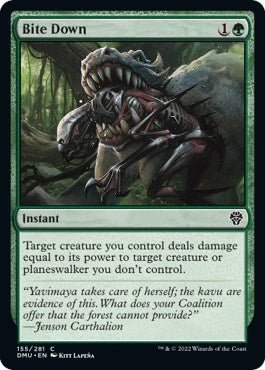 Bite Down (Dominaria United) Near Mint - Nick Nack's Full Frontal Attack