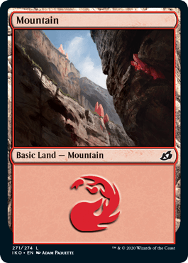 Mountain (271) (Ikoria: Lair of Behemoths) Near Mint - Nick Nack's Full Frontal Attack