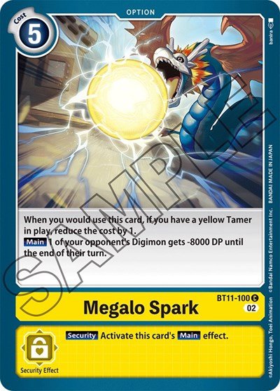 Megalo Spark (Dimensional Phase) Near Mint - Nick Nack's Full Frontal Attack
