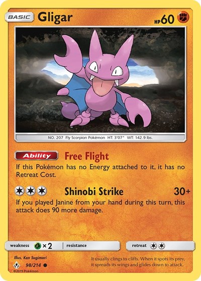 Gligar (SM - Unbroken Bonds) Near Mint