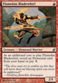 Flamekin Bladewhirl (Lorwyn) Light Play