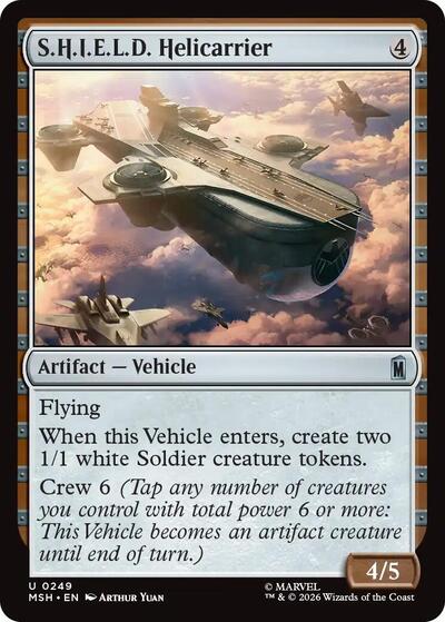 S.H.I.E.L.D. Helicarrier (Marvel Super Heroes) Near Mint - Nick Nack's Full Frontal Attack