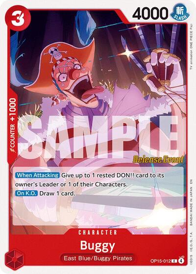 Buggy (Adventure on Kami's Island Release Event Cards) Near Mint - Nick Nack's Full Frontal Attack