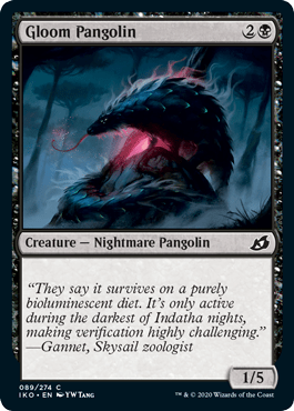 Gloom Pangolin (Ikoria: Lair of Behemoths) Near Mint - Nick Nack's Full Frontal Attack