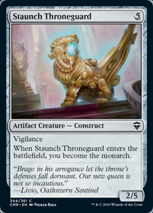 Staunch Throneguard (Commander Legends) Near Mint - Nick Nack's Full Frontal Attack