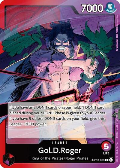 Gol.D.Roger (003) (Carrying On His Will) Near Mint - Nick Nack's Full Frontal Attack