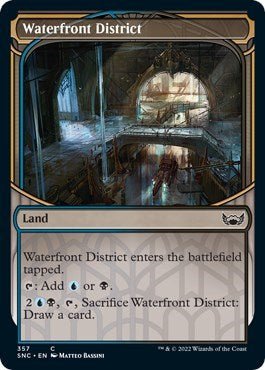 Waterfront District (Showcase) (Streets of New Capenna) Near Mint - Nick Nack's Full Frontal Attack
